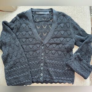 Vero Moda Black Knit Wide Sleeve Top